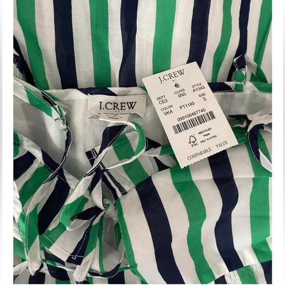 J. Crew Ruffle Tiered Midi Dress - Picture 3 of 3